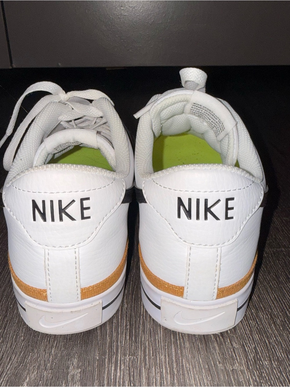 Nike Court Legacy Next Nature White Black Tan - Picture 7 of 9